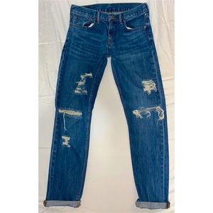 Men’s 508 Levi’s Denim Blue Jeans Custom Cut By Me